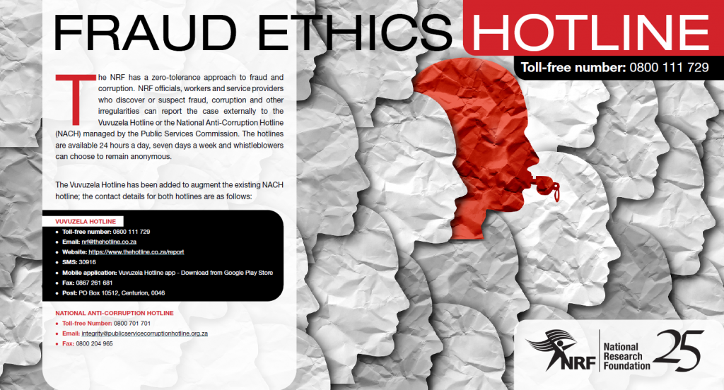 Fraud hotline - NRF iThemba LABS